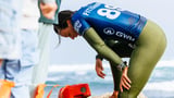 An emotional Sally Fitzgibbons survives first hurdle in bid to avoid World Surf League cut at Margaret River