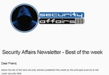 Security Affairs newsletter Round 503 by Pierluigi Paganini – INTERNATIONAL EDITION