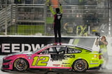 Blaney survives overtime as Cup Series returns to North Wilkesboro | AP News