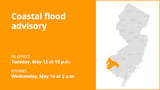 Coastal flood advisory for Salem County for Tuesday and Wednesday