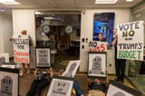 PHOTO ESSAY: Hundreds Participate in Die-in at Congressman Brian Fitzpatrick’s Office to Highlight Deadly Stakes of GOP Budget - Bucks County Beacon