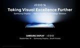 Breaking into the Global Top Three for Premium Displays, Chinese Smartphone Brand iQOO Set to Unveil a Breakthrough Display Product