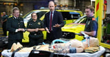 William praises ambulance service for encouraging staff to speak up over abuse