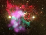 Rare double supernova discovered hiding in Jellyfish Nebula