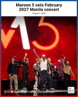 MANILA, Philippines — Grammy Award-winning pop-rock band Maroon 5 is set to return to the Philippines next year as part of its Asia 2027 Tour.