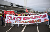 Volkswagen workers strike across Germany in battle against cuts
