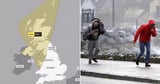Yellow weather warnings blanket UK as high winds trigger 'danger to life' alert