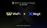 WeFi Expands Global Reach with WFI Token Listing on BingX | Live Bitcoin News