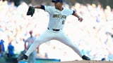 Brewers pitcher José Quintana has calf injury | AP News