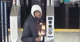 Suspect who set NYC subway rider on fire threw flaming objects at passengers before, police say