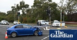 Four people including a police officer injured after car crash and stabbing in Sydney’s south