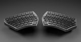 The Nuio Flow split ergonomic keyboard uses magnets to help you find your ideal layout