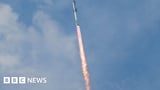 SpaceX launches new mammoth rocket into space on third try