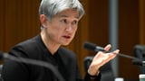 Penny Wong heckled off stage by pro-Palestine protesters