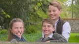 Prince George is seen larking around with his siblings Prince Louis and Princess Charlotte in adorable behind-the-scenes footage released to mark his 12th birthday