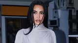 Kim Kardashian models unusual outfit while being honored for her prison reform work while in Venice
