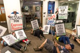 Activists Stage ‘Die-In’ At Rep. Fitzpatrick’s Office