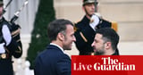 Zelenskyy says Ukraine peace must be ‘durable’ after Macron talks as US team head to Moscow – Europe live