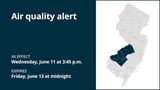 Air quality alert active for 3 N.J. counties until early Friday
