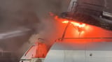 Luxury yachts sunk in Sydney marina fire