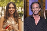 Walton Goggins Makes No Mention of Rift Rumors with 'White Lotus' Costar Aimee Lou Wood During 'SNL' Hosting Debut