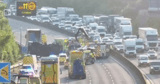 M25 traffic LIVE: Lorry crash causes motorway to close with long delays