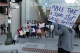 Apple Store Protest in Palo Alto : Indybay