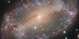 NASA’s Hubble Space Telescope captures stunning image of 'cosmic eye' spiral galaxy