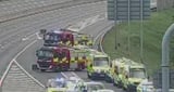 Major motorway CLOSED in both directions after ‘serious’ crash with multiple air ambulances landing...