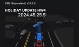 HW4 Teslas and Cybertruck get Holiday Update 2024.45.25.5 and FSD v13.2.2 (Release Notes) - Tesla Oracle