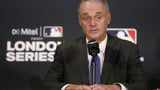 MLB drops plan for London games in 2026, says nearing TV deals with NBC, ESPN, Netflix, Apple | AP News