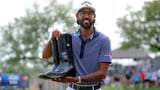 Akshay Bhatia pops his shoulder back in before clinching dramatic sudden-death victory at Valero Texas Open