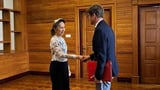 Aung San Suu Kyi meets Red Cross official, military-backed government says, after proof of life campaign