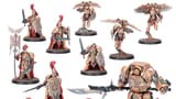 Check out the new Custodes models for Warhammer 40k in their golden glory