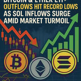 Bitcoin & Ether ETF Outflows Hit Record Lows As SOL Inflows Surge Amid Market Turmoil