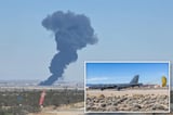 Eight presumed dead after B-52 Stratofortress explodes in huge fireball at Edwards Air Force base in California