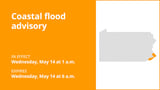 Coastal flood advisory issued for Southeast Pa. for Wednesday