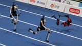 World humanoid robot games show runners breaking records, bursting into flames