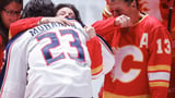 Flames honor the late Johnny Gaudreau and welcome his family back to Calgary