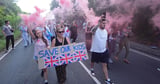 Arrest made as dozens gather outside Essex hotel ‘housing asylum seekers’