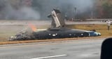 Small plane crashes onto Route 195 in Dartmouth, Massachusetts