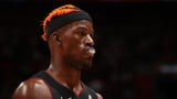 Jimmy Butler tweaks ankle, then exits Heat game with illness - ESPN