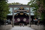 Japan PM hopeful avoids war shrine visit amid political wrangle