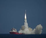 China's CERES 1 rocket launches satellites from sea