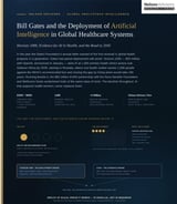 Bill Gates and the Deployment of Artificial Intelligence in Global Healthcare Systems