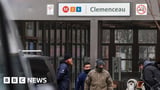 Belgian police hunt for gunmen in Brussels underground