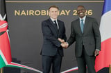 France woos Anglophone Africa at a summit in Kenya
