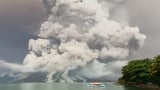 Video shows lightning shooting from toxic ash cloud during powerful volcanic eruption in Indonesia