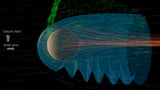 Solar wind stirs Mars' upper atmosphere, boosting ion loss to space