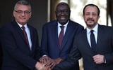 Leaders of ethnically split Cyprus agree to work towards reviving talks